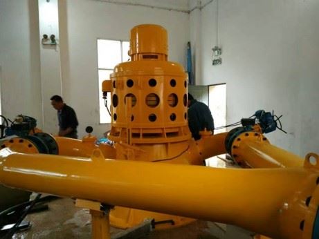 500KW立式冲击双喷嘴水轮发电机组